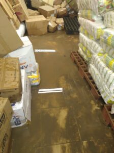 Inundação no depósito do almoxarifado geral HU-UFSC -16/01/25